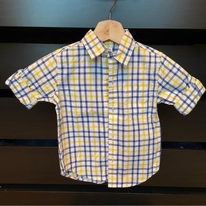 Toddler Janie and Jack button up top - NWOT